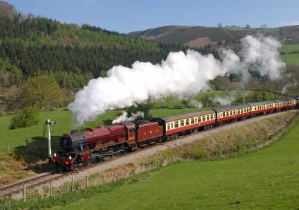 LMS Royal Scot Class no. 6100 "Royal Scot" in Crimson Lake