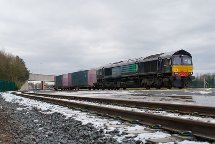 66431 runs round each inch of track at TIRFP on the gauging run