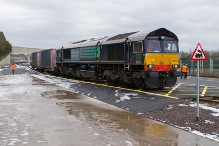 66431 runs round each inch of track at TIRFP on the gauging run