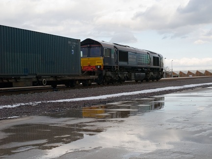 66431 runs round each inch of track at TIRFP on the gauging run