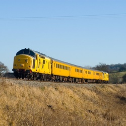 Serco radio survey train, January 2010