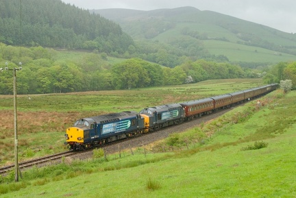 37069 + 37218, Llanbrynmair