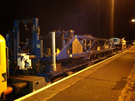 Balfour Beatty track relaying train