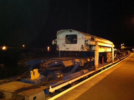 Balfour Beatty track relaying train