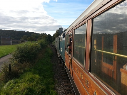 55002 “King’s Own Yorkshire Light Infantry”, Trimpley Reservoir