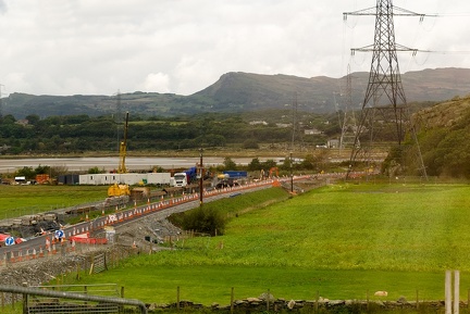 Llandecwyn halt and approach road from the south