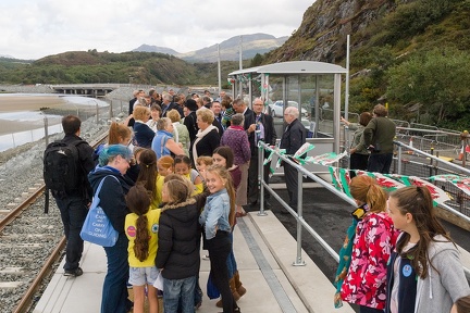 Criccieth Brownies at the new Llandecwyn halt